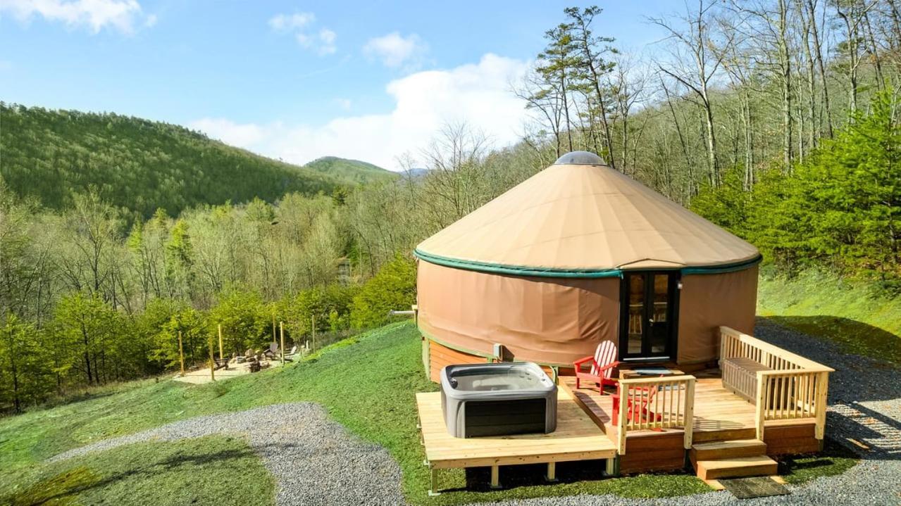 Modern Yurt W River Access, Hot Tub, Wifi & Grill Wardensville Luaran gambar