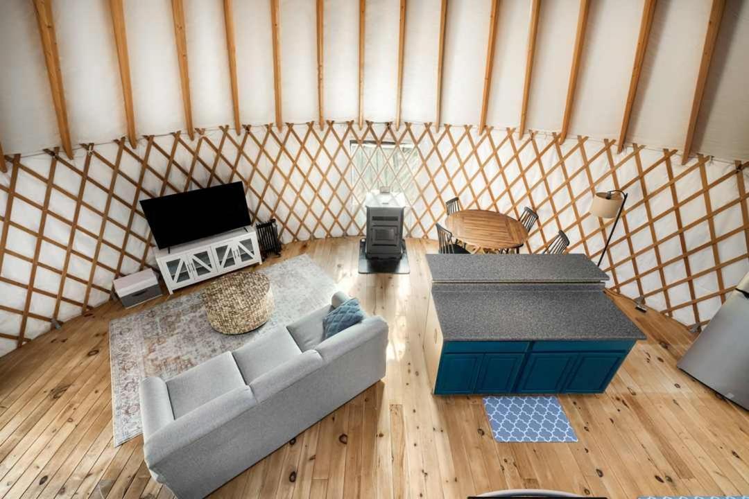 Modern Yurt W River Access, Hot Tub, Wifi & Grill Wardensville Luaran gambar